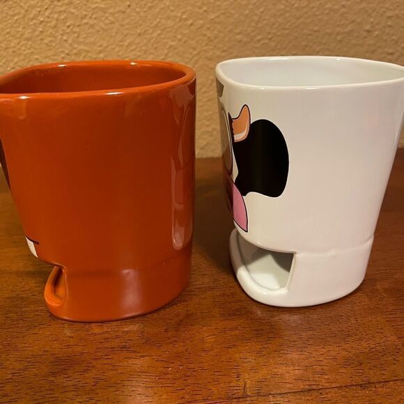 Brew Buddies Cow and Dog Coffee Hot Chocolate Ceramic Cups - Picture 13 of 14